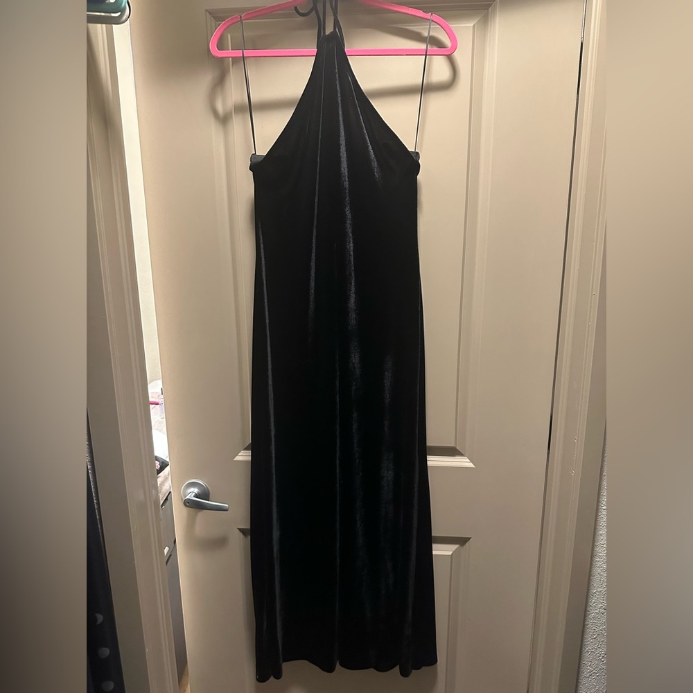 Reformation Nyla Velvet midi dress black - Picture 4 of 5